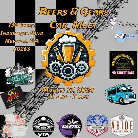 Beers & Gears Car Meet, Abide Brewing Company, Newnan, 17 March 2024 ...