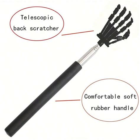 Lager Sized Skeleton Hand Back Scratcher Hand Massager Portable ...
