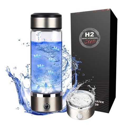 Amazon.com: GWF Hydrogen Water Bottle, Portable Hydrogen Water Ionizer ...