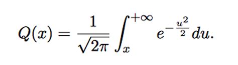 Solve P 5 Using the Q Function of Gaussian Random Variable 的图像结果