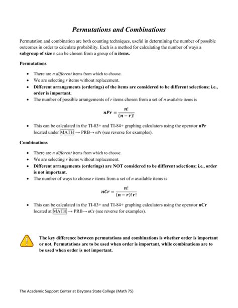 Understanding Permutations and Combinations 的图像结果