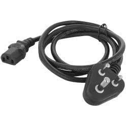 Amazon.in: Buy 3 Pin Power Cord Cable Computer, Monitor, Printer, UPS ...