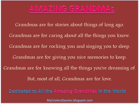 Quotes About Grandmas. QuotesGram