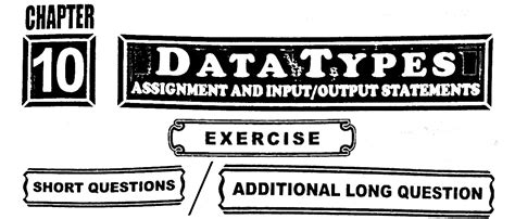 Image result for Class 10 Computer Chapter 3 Exercise