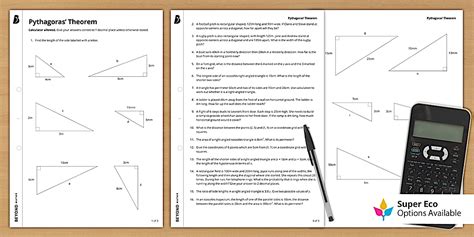 Maths Mastery: Pythagoras’ Theorem Worksheet | KS3 Maths