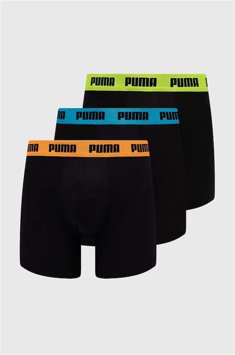 Puma bokserki 3-pack Everyday męskie kolor czarny 938327 | Answear.com