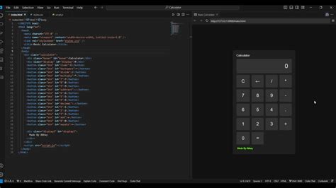 Image result for Calculator Code in HTML CSS JavaScript
