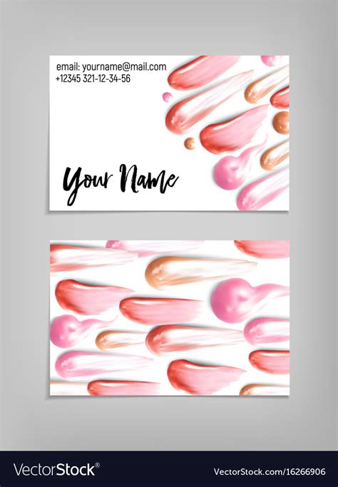 Makeup Artist Business Card Template 的图像结果