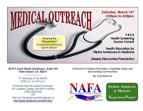 NAFA Medical Outreach, 36917 Cook St, Building C, Suite 103, Palm ...