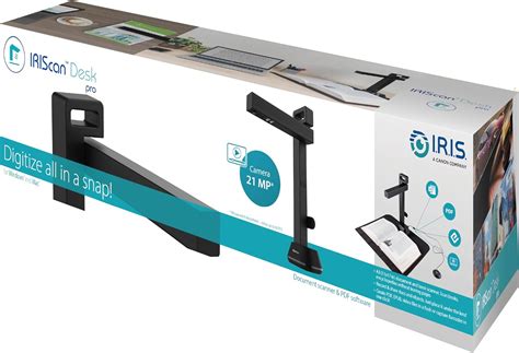 IRIScan Desk 6 Pro-Professional Color Document,Book Scanner,Auto-Flatt ...
