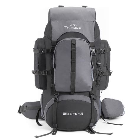 Walker 65 Litres Rucksack Internal Frame With Metal Rod Rain ...
