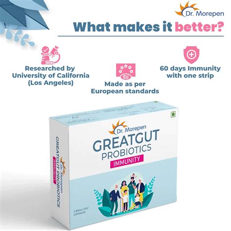 Buy DR. MOREPEN GREATGUT PROBIOTICS 3 BILLION CFUS FOR IMMUNITY - 14 ...