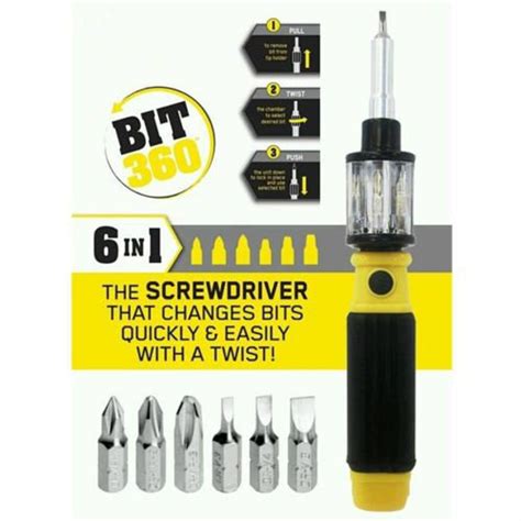 BIT 360: 6 in 1 Screwdriver Set