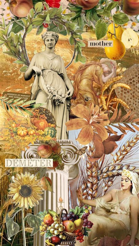 demeter ; goddess of the harvest #demeter #demeteraesthetic #goddess # ...
