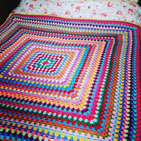 large granny square blanket crochet pattern