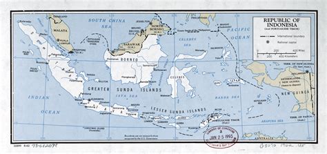 Large scale political map of Republic of Indonesia - 1962 | Indonesia | Asia | Mapsland | Maps ...