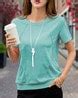 Buy Sea green Tops for Women by EYEBOGLER Online | Ajio.com