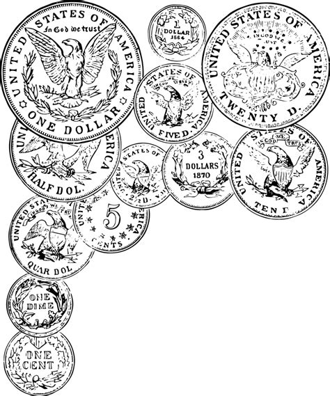 United States Money Vintage Illustration Line Art Money Vector, Money Drawing, Rat Drawing ...