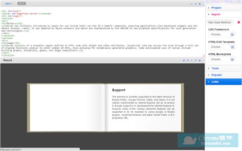 HTML Editor：HTML5在线编辑器 - Chrome开发者工具插件 - 画夹插件网