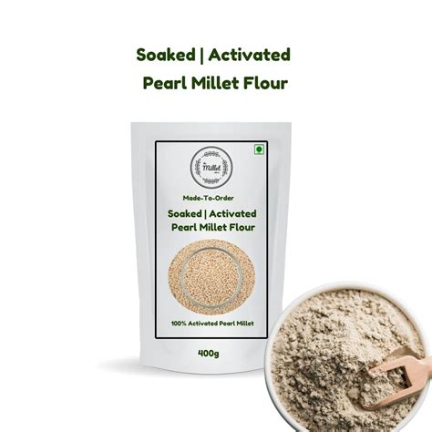 Soaked | Activated Pearl Millet Flour - The Millet Store
