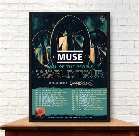 Will Of The People World Tour 2023 Muse Poster, | Ubuy India