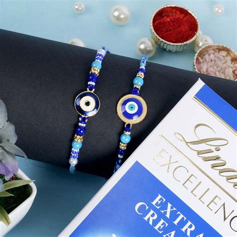 Send Designer Rakhis with Lindt Chocolate Online | Rakhibazaar.com
