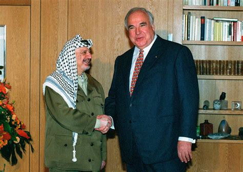interactive encyclopedia of the palestine question – palquest | yasir arafat and helmut kohl