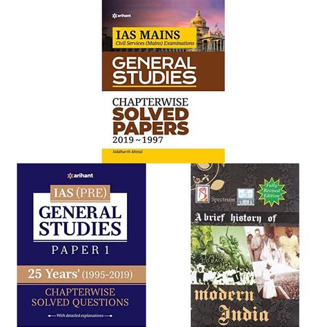 Buy IAS Mains Chapterwise Solved Papers General Studies 2019-1997+25 ...