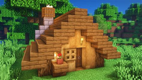 Image result for Minecraft Small Starter House Tutorial