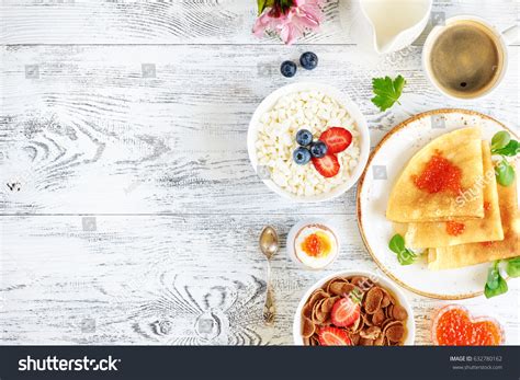 Traditional Russian Breakfast