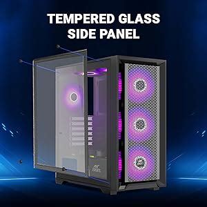 Amazon.in: Buy Ant Esports SX7 Mid- Tower Computer Case/Gaming Cabinet ...