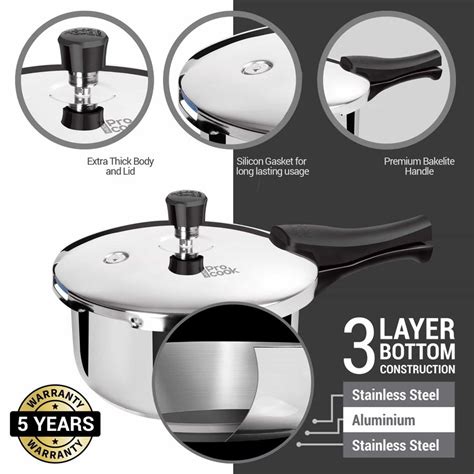 Stainless Steel Pressure Cooker Outer Lid (Milton Procook)