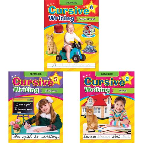 Cursive Writing Book (Capital Letters) - Part A+Cursive Writing Book ...