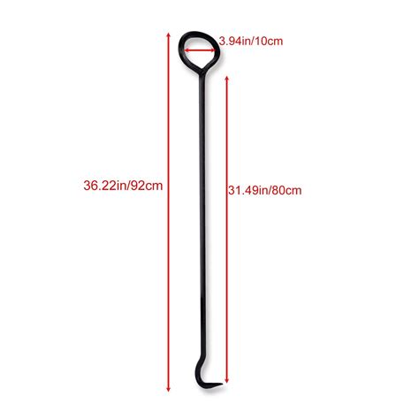lesolar Tools Original Manhole Hook Tool 36 Inch Single Hook,M | Shop ...