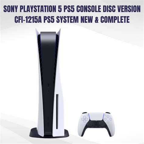 Buy Sony PlayStation 5 PS5 Console Disc Version CFI-1215A PS5 System ...