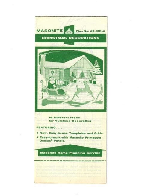 Original Christmas Decorations Masonite Projects Ideas Designs Cut-outs ...