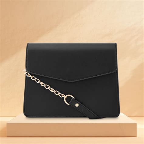 Buy Online Fastrack Black Partner Sling Bag for Women - f24sslsmv02bk1 ...