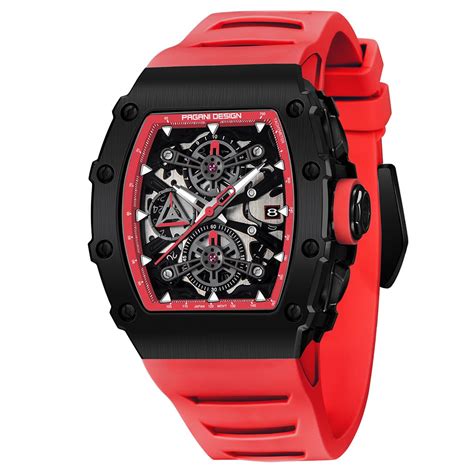 Buy RollsTimi Pagani Design YS011 Men's Tonneau Quartz Watches for Men ...