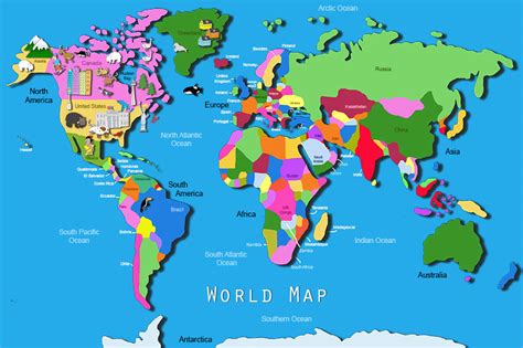 World Map Kids 的图像结果