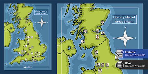 Literary Map of Britain | KS3 & GCSE English | Beyond