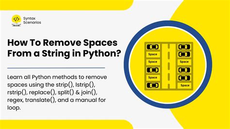 How to Remove Spaces in String by Using Python 的图像结果