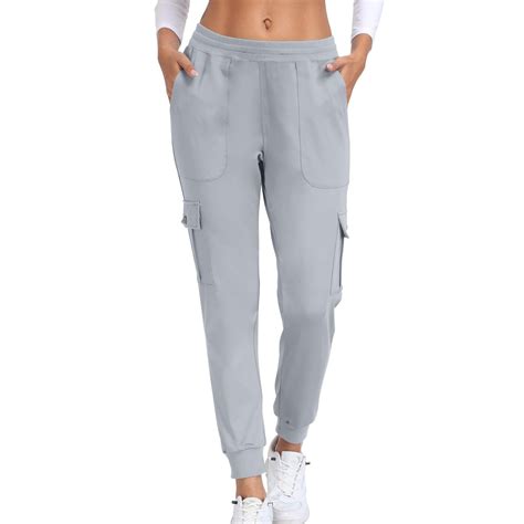 Simua Women's Athletic Pants Casual Cargo Long Work Pants Solid Color ...