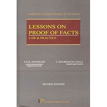 Amazon.in: Buy Lessons on Proof of Facts Law and Practice Book Online ...