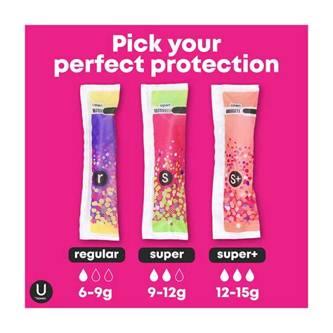 U by Kotex Click Compact Multipack Tampons, Regular/Super/Super Plus ...