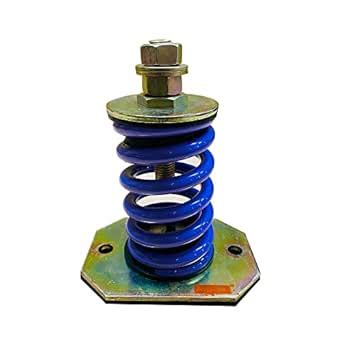 Easyflex Open Spring Mount Vibration Isolator with 6mm Rubber Pad, 660 ...