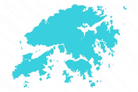 Vector Simple Map of Hong Kong Country 25842067 Vector Art at Vecteezy
