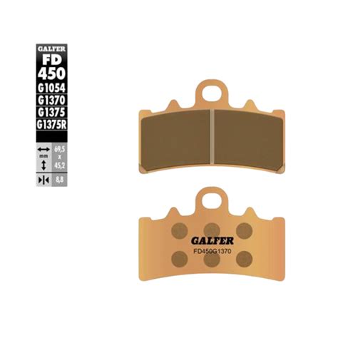 Galfer FD450G1370 Sintered Brake Pads – Urban Custom Front – Baycity ...
