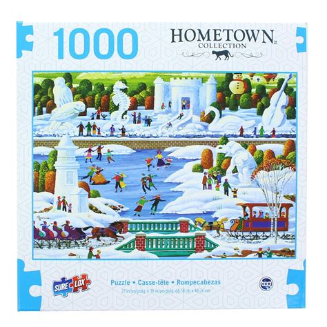 Hometown Collection 1000 Piece Jigsaw Puzzle | Wisconsin Snow ...
