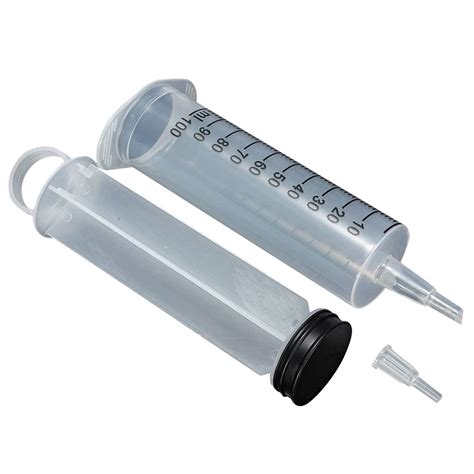 Buy Lovehome 100ML Plastic Syringe ForMeasure Soft Filling Plastic ...