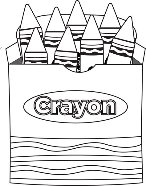 Printable Coloring Pages Crayons - KeltonaxRios